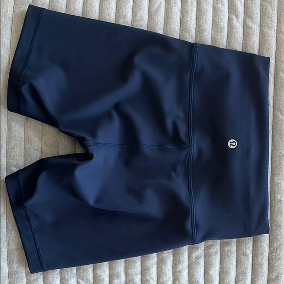 Lululemon Athletica Navy Blue High-Rise Shorts - Picture 4 of 7